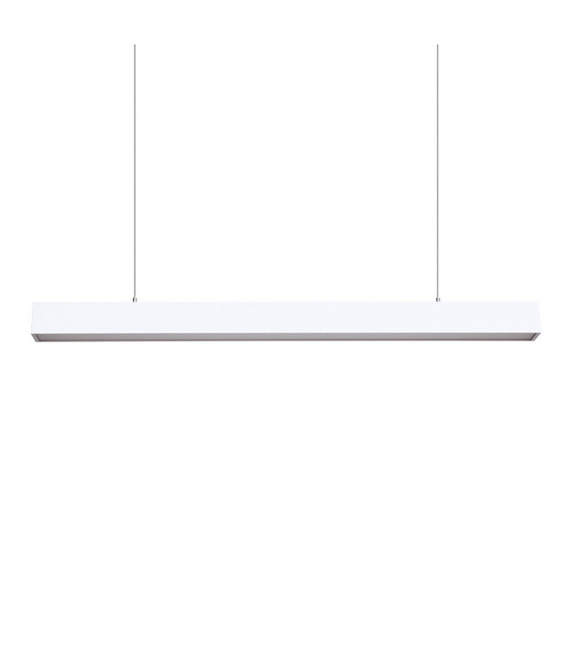 Led Linear Lamp 120cm met <UGR19 Diffuser, 40w, 4000 Lumen (100lm/w), 6000K Daglicht wit, Witkleurige Behuizing, (Optioneel Dimbaar),  3 Jaar Garantie
