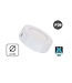 Opbouw LED Downlighter 6w, 480 Lumen, Ø120mm, Wit, IP20, 2 Jaar Garantie