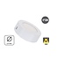 Opbouw LED Downlighter 6w, 480 Lumen, Ø120mm, Wit, IP20, 2 Jaar Garantie