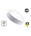 Opbouw LED Downlighter 18w, 1480 Lumen, Ø225mm, Wit, IP20, 2 Jaar Garantie
