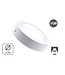 Opbouw LED Downlighter 18w, 1480 Lumen, Ø225mm, Wit, IP20, 2 Jaar Garantie
