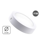 Opbouw LED Downlighter 18w, 1480 Lumen, Ø225mm, Wit, IP20, 2 Jaar Garantie