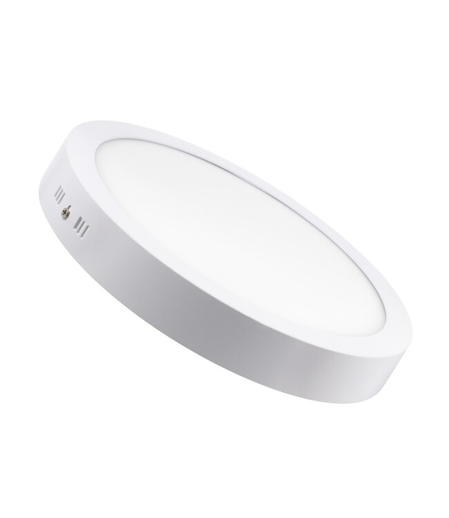 Opbouw LED Downlighter 24w, 1900 Lumen, Ø300mm, Wit, IP20, 2 Jaar Garantie