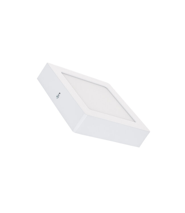 Opbouw LED Downlighter  Vierkant 12w, 880 Lumen, 170x170mm, Wit, IP20, 2 Jaar Garantie