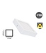 Opbouw LED Downlighter  Vierkant 12w, 880 Lumen, 170x170mm, Wit, IP20, 2 Jaar Garantie