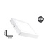 Opbouw LED Downlighter Vierkant 18w, 1480 Lumen, 225x225mm, Wit, IP20, 2 Jaar Garantie
