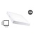 Opbouw LED Downlighter Vierkant 24w, 1900 Lumen, 300x300mm, Wit, IP20, 2 Jaar Garantie