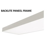 Opbouwframe 30x120cm voor Backlite Paneel - Wit