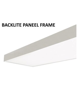 Opbouwframe 30x120cm voor Backlite Paneel - Wit