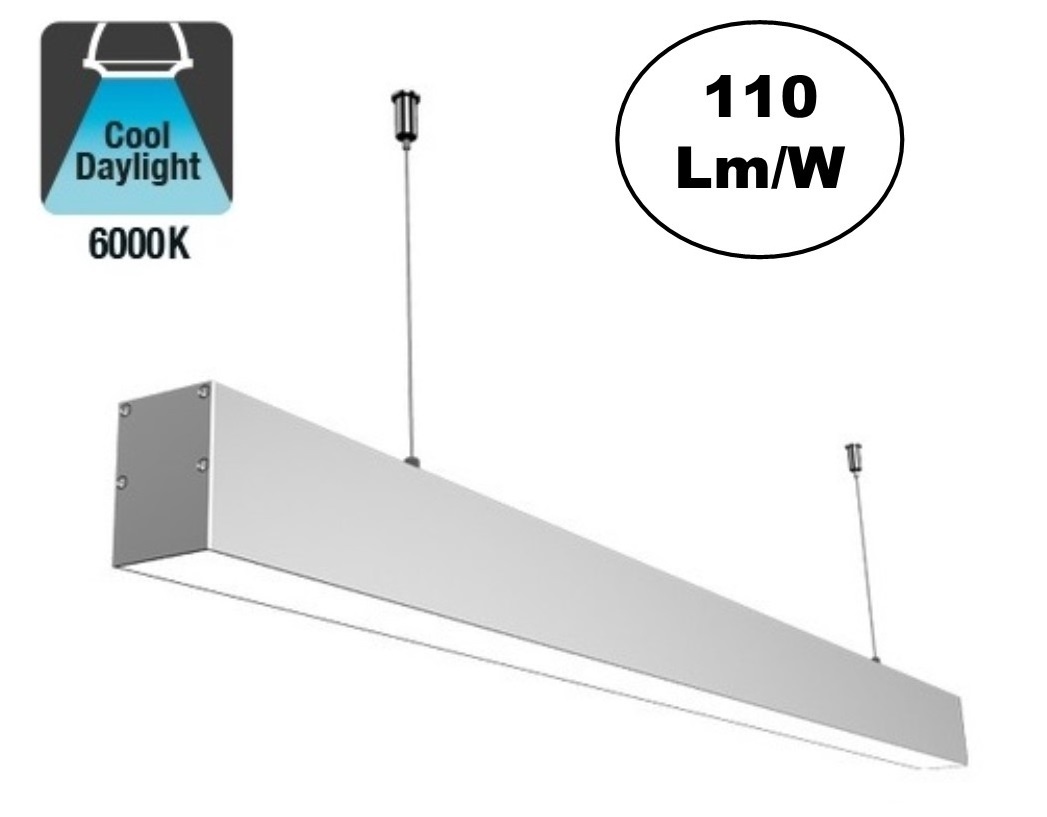 Zwerver Overeenkomstig met Inloggegevens LED Hanglamp 150cm | 6000K Daglicht Wit | Direct leverbaar -  Ledlampaanbiedingen.nl
