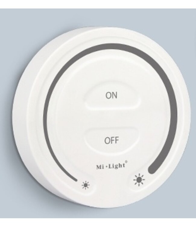 MiBoxer Draai Muurbediening Single Color, 1-Zone, Wit, 2.4Ghz - FUT087