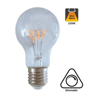 ventilator beddengoed Oh E27 Filament LED Lamp | Edison Filament | 2200K - Ledlampaanbiedingen.nl