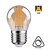 E27 Led Filament Lamp 4w, G45, 2700K Flame, 350 Lumen, Dimbaar, Amber Glas, 2 Jaar Garantie