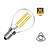 E14 Led Filament Lamp 3w, G45, 2200K Flame, 270 Lumen, Dimbaar, Helder Glas, 2 Jaar Garantie