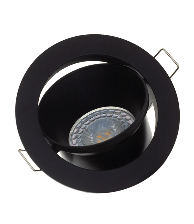 Led Spot Armatuur Verdiept Zwart, IP20