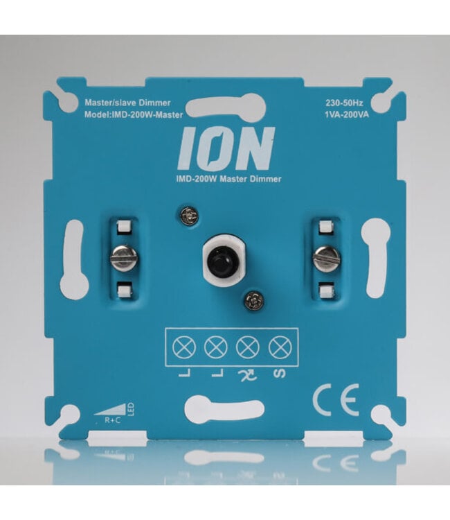 ION INDUSTRIES - Hotelschakeling DUO Pack Inbouw LED Dimmer Slave | 0.3-200 Watt