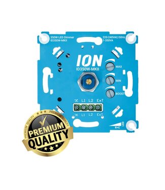 ION INDUSTRIES - Inbouw LED Dimmer | 0.3-350 Watt | Met Boostfunctie  Geschikt voor hogere belasting