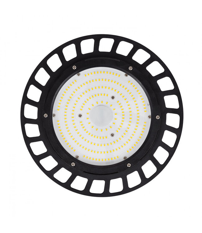 Samsung High Bay Led Ufo 150w, 21750 Lumen, 4000K Neutraal Wit, IP65, Lifud Driver, Dimbaar, 5 Jaar Garantie