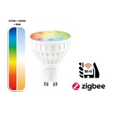 Zigbee3.0 Miboxer  GU10 LED Spot 4w, RGB+CCT, 280 Lumen, Werkt via Zigbee 3.0 / App / Wifi, 2 Jaar Garantie
