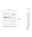 MiBoxer Wandbediening Single Color en CCT (Batterij Versie)