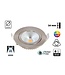 UITVERKOOP: Inbouw LED Spot 5w Flat, 450 Lumen, 4000K, Kantelbaar, IP54, Dimbaar, CRI90, Staal Armatuur, Gatmaat 75mm