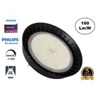 High Bay Led Ufo Xitanium 200w, 38000 Lumen,4000K Neutraal Wit, IP65, Philips Driver en LumiLeds, 1-10v Dimming, 5 Jaar Garantie