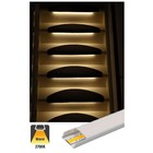 Complete Set LED Trapverlichting - COB LEDS - Met Alu Profiel - 50CM - 320 Leds/M - 2700K Extra Warm Wit