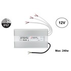 Led Strip voeding 12V/300W/25A, Max: 240w, IP67 Waterbestendig, 2 Jaar Garantie