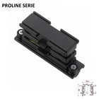 Proline Serie - 3 Fase Rail 4 Wire Koppelstuk Recht Zwart