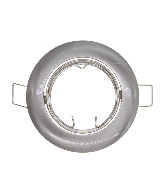 Inbouw LED Spot Staal/Nickel met Klemveer - IP20 - Gatmaat 72mm