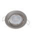 Inbouw LED Spot Staal/Nickel met Klemveer - IP20 - Gatmaat 72mm