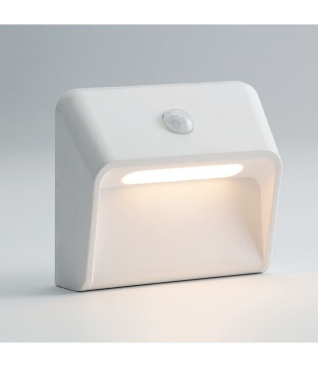 Sensorlux LED Trap/Wand verlichting - 10-35 lm- 3000K Warm Wit - PIR Bewegingssensor  - USB 5v Batterij Oplaadbaar
