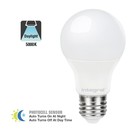 E27 4,8w Led Bollamp, 5000K, Dag/Nacht Sensor, 2 Jaar garantie