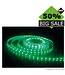UITVERKOOP - Led Strip ROL 5 meter 3528SMD, 6w/m, 60 led/m, 240Lm/m, Groen, 12v, IP33, 8mm