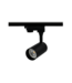 Reserveer: 3 Fase Rail armatuur met GU10 Fitting Kort Verdiept, Zwartkleurige behuizing