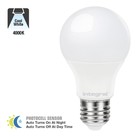 E27 8w Led Bollamp, 4000K, Dag/Nacht Sensor, 2 Jaar garantie