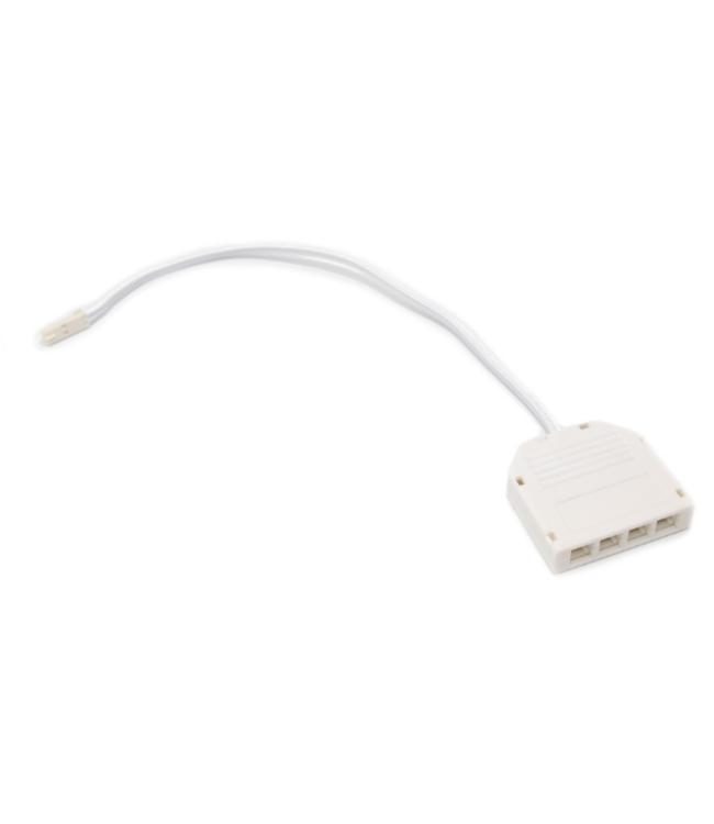 Draadloze Vierkant Touch LED Dimmer 12/24Vdc - 5A - Zwart - T.b.v. Keuken / Kastverlichting en LED Strips