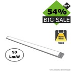 UITVERKOOP - Led Batten 60cm, 20w, 1660 Lumen (90lm/w), IP20, 3000K Warm Wit