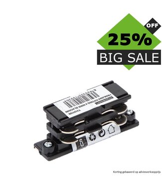 UITVERKOOP - AS Serie - 3 Fase Rail Koppelstuk Recht - Zwart