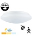 Led Plafonnière 16w, 1600 Lumen, Color Switch (3000/4000/5000K), IP44, Ø338mm, Met Bewegingssensor, 3 jaar garantie