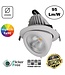 LED Banaanspot 28-44w,  2700-4000 lm, Flikkervrije KGP Driver, Gatmaat 175mm, CRI90, Wit, 5 Jaar Garantie