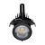 LED Banaanspot 28-44w,  2700-4000 lm, Flikkervrije KGP Driver, Gatmaat 175mm, CRI90, Zwart, 5 Jaar Garantie