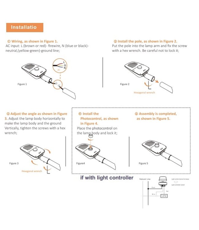 Premium Led Straatverlichting 100w, 16000 Lm (160lm/w), 4000K Neutraal Wit, Osram LED Driver, IP66, IK10, 3 Jaar Garantie