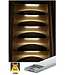 Complete Set LED Trapverlichting - Met Alu Profiel - 10CM - 60 Leds/M - 2700K Extra Warm Wit