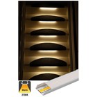 Complete Set LED Trapverlichting - COB LEDS - Met Alu Profiel - 20CM - 320 Leds/M - 2700K Extra Warm Wit