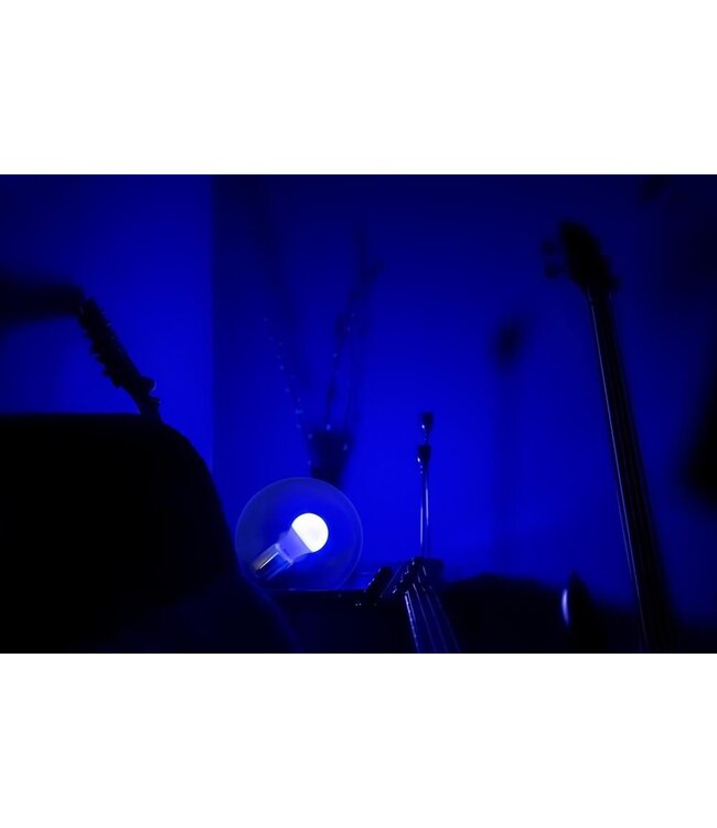 Smart WiFi E27 Globe lamp 8,5w, RGB+CCT, 806 Lumen, Werkt via Tuya App / Google Assistant / Amazon Alexa