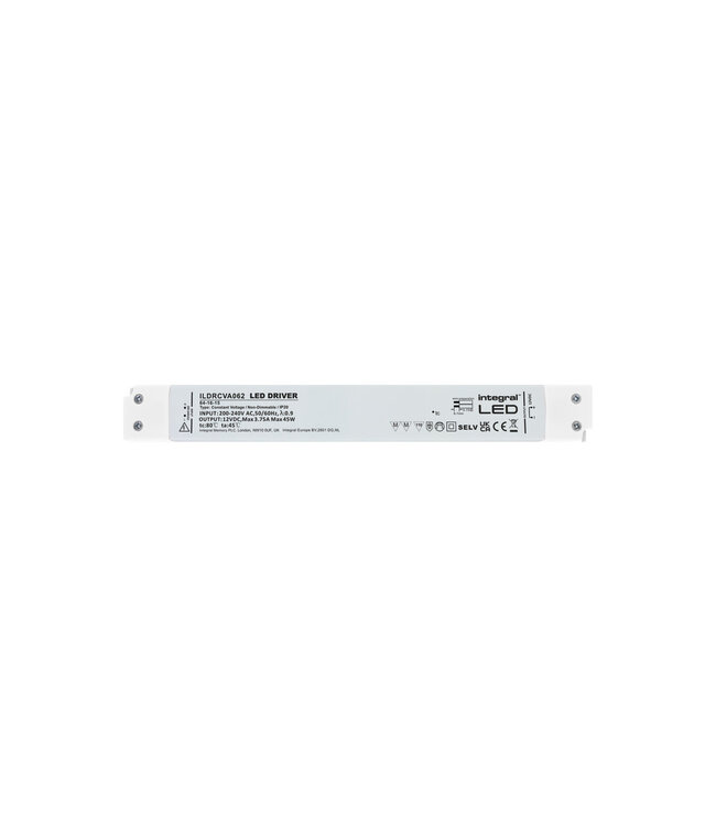 UITVERKOOP: LONG AND SLIM - Led Strip voeding 12V/45W/3,75A, Max: 36w