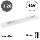 UITVERKOOP: LONG AND SLIM - Led Strip voeding 12V/100W/8,33A, Max: 80w