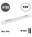 UITVERKOOP: LONG AND SLIM - Led Strip voeding 12V/100W/8,33A, Max: 80w