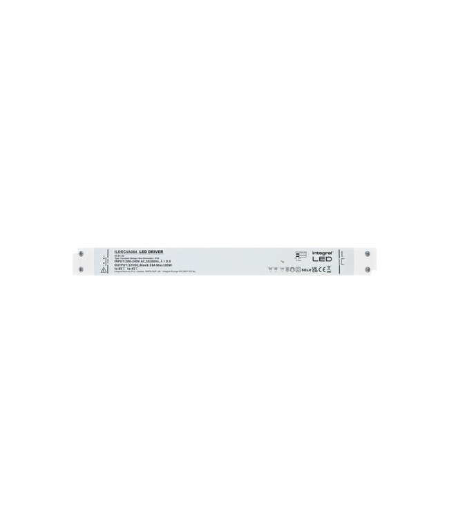 UITVERKOOP: LONG AND SLIM - Led Strip voeding 12V/100W/8,33A, Max: 80w